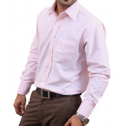 Light Pink Men Formal Shirt